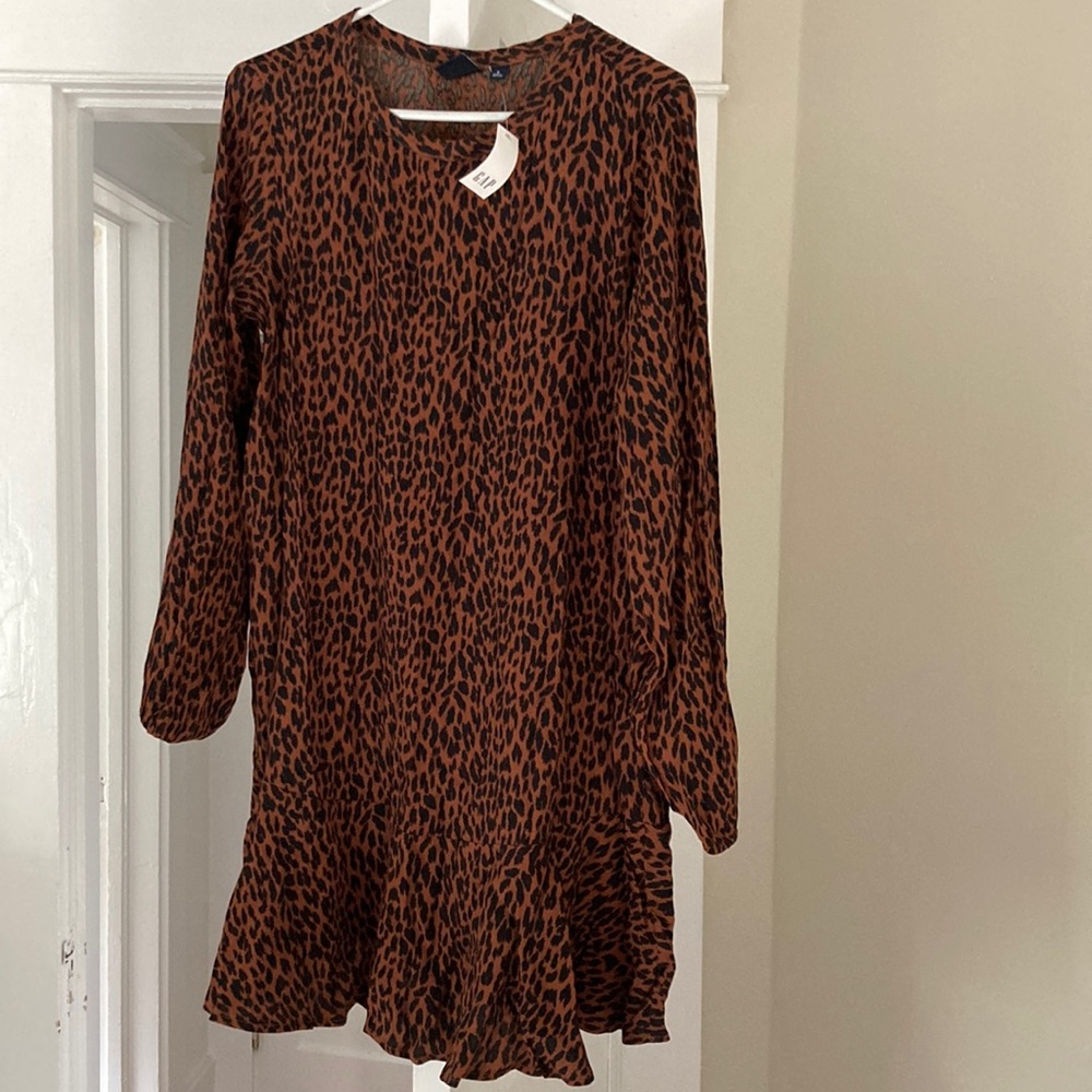 GAP Leopard Print Dress